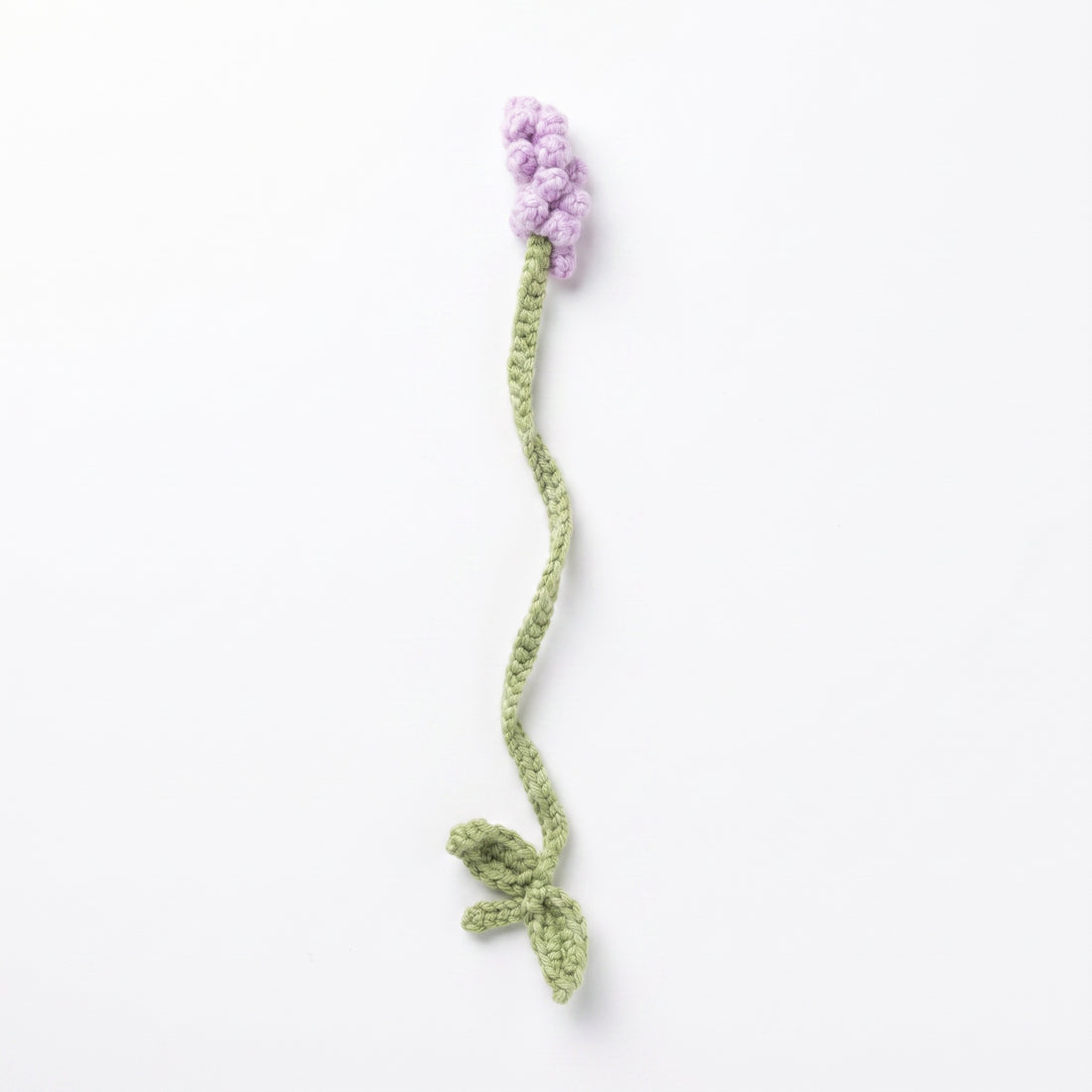 [BerryBow Canonical] BB-BM-LAV-BPU-01 | Hero | Baby Lavender Crochet Bookmark – Handmade by Berry Bow