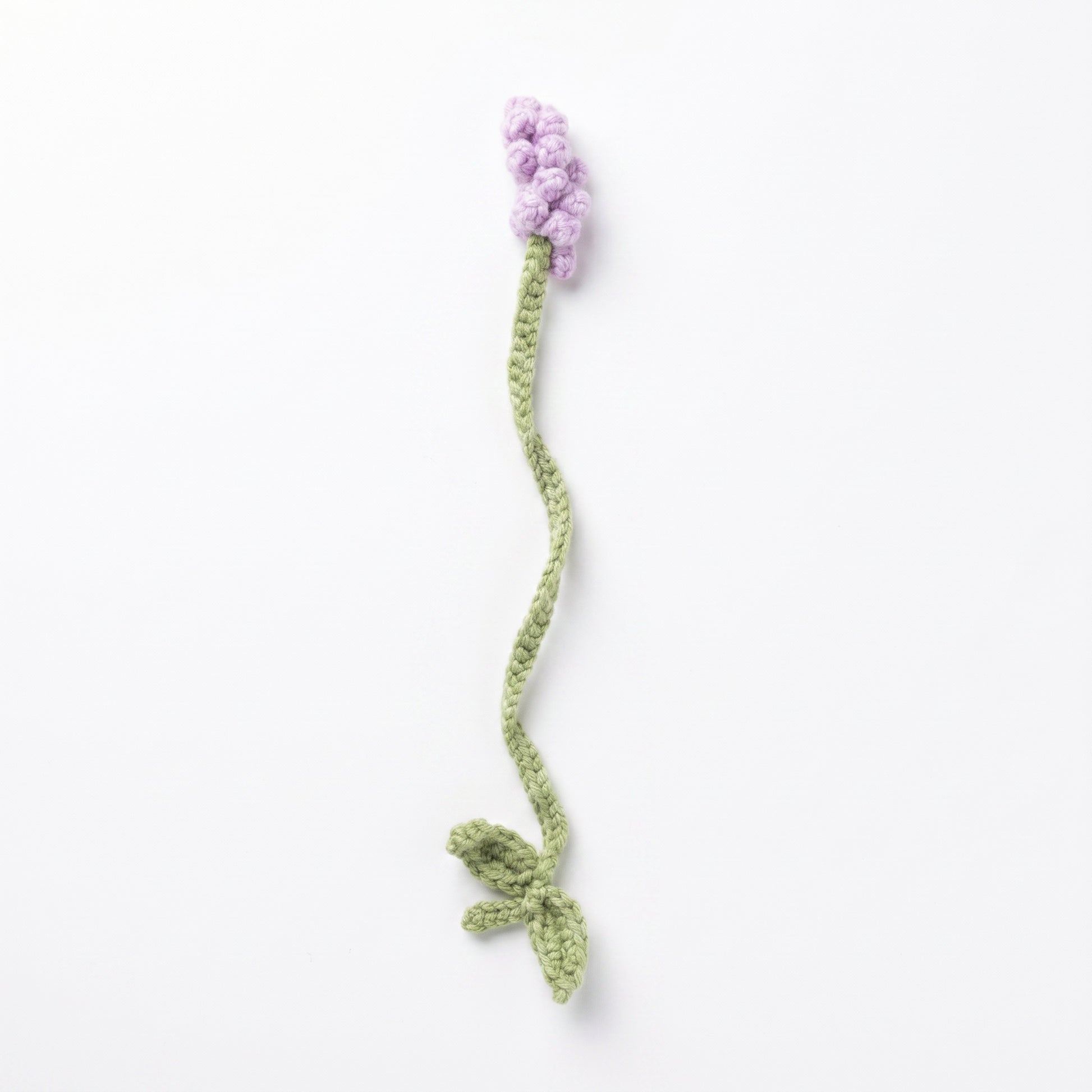 [BerryBow Canonical] BB-BM-LAV-BPU-01 | Hero | Baby Lavender Crochet Bookmark – Handmade by Berry Bow