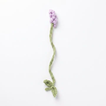 [BerryBow Canonical] BB-BM-LAV-BPU-01 | Hero | Baby Lavender Crochet Bookmark – Handmade by Berry Bow