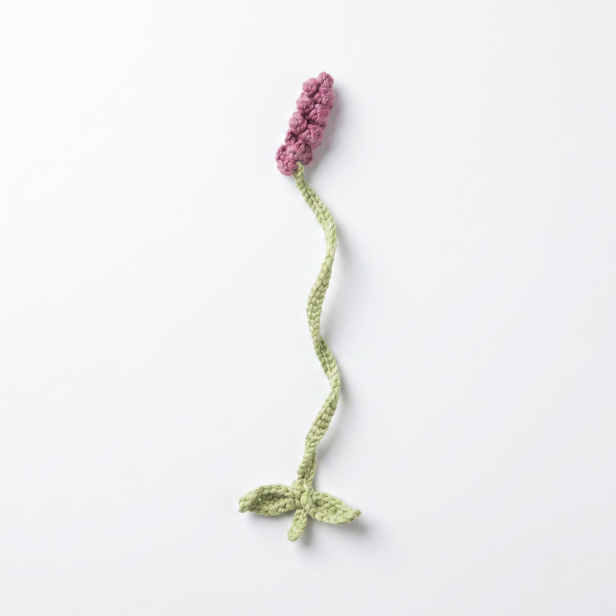 Soft Purple Lavender Crochet Bookmark – Handmade by Berry Bow