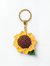Sunflower Crochet Keychain – Handmade by Berry Bow